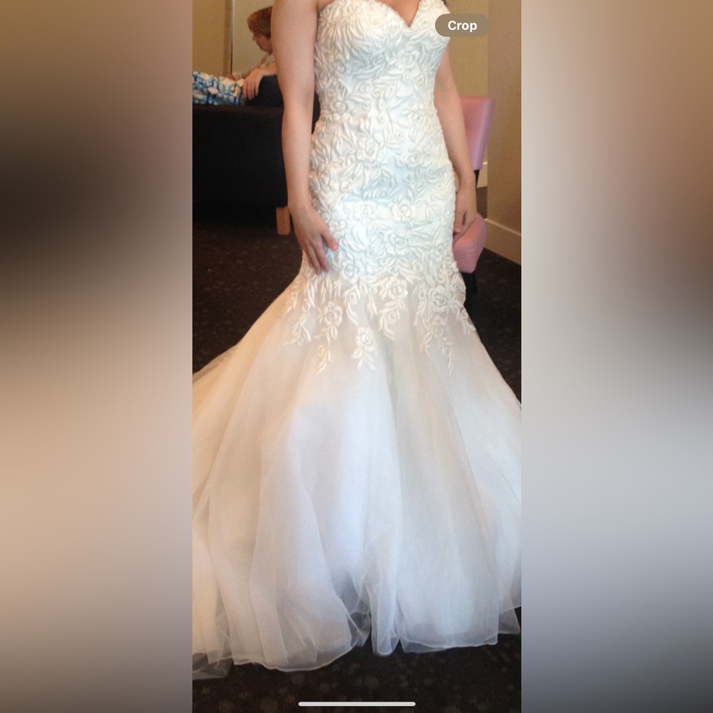 ♥️Madison James♥️ Embroidered Ivory Wedding Dress